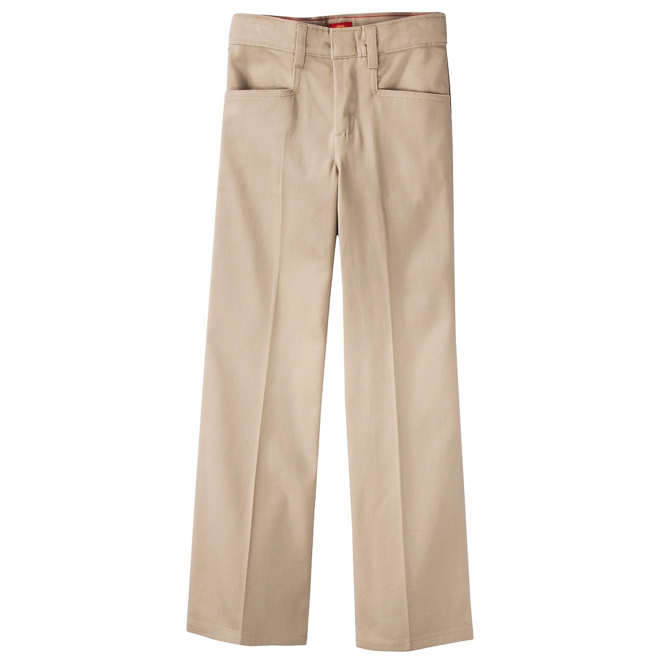 Dickies Girls Classic Fit Stretch Flare Bottom Pant   Khaki 8