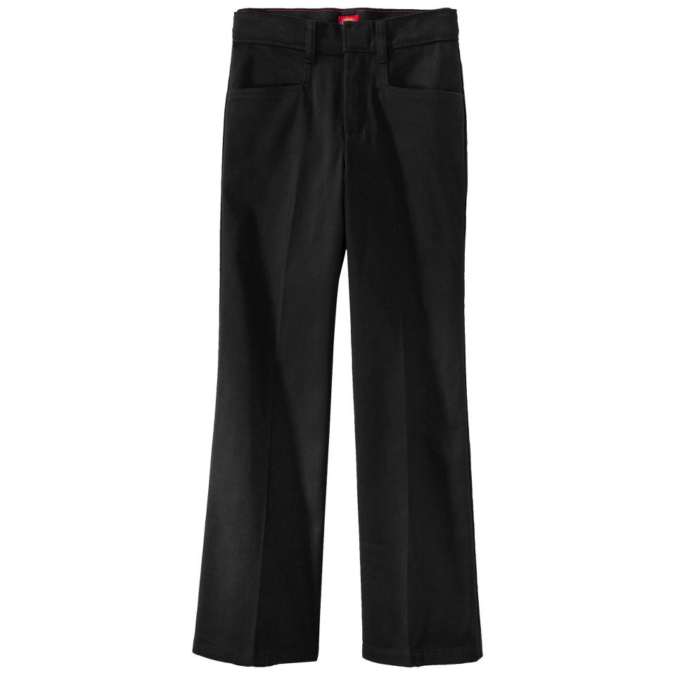 Dickies Girls Classic Fit Stretch Flare Bottom Pant   Black 10