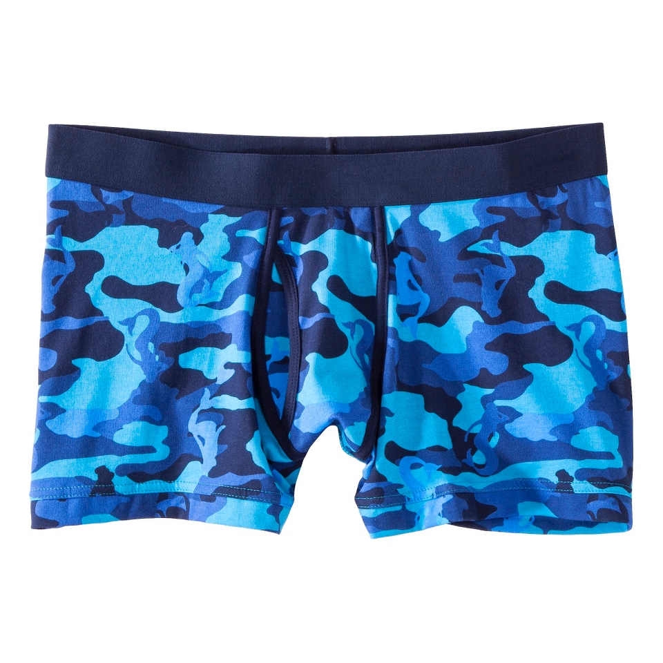 Mossimo Supply Co. Mens 1pk Boxer Briefs   Blue Camo L