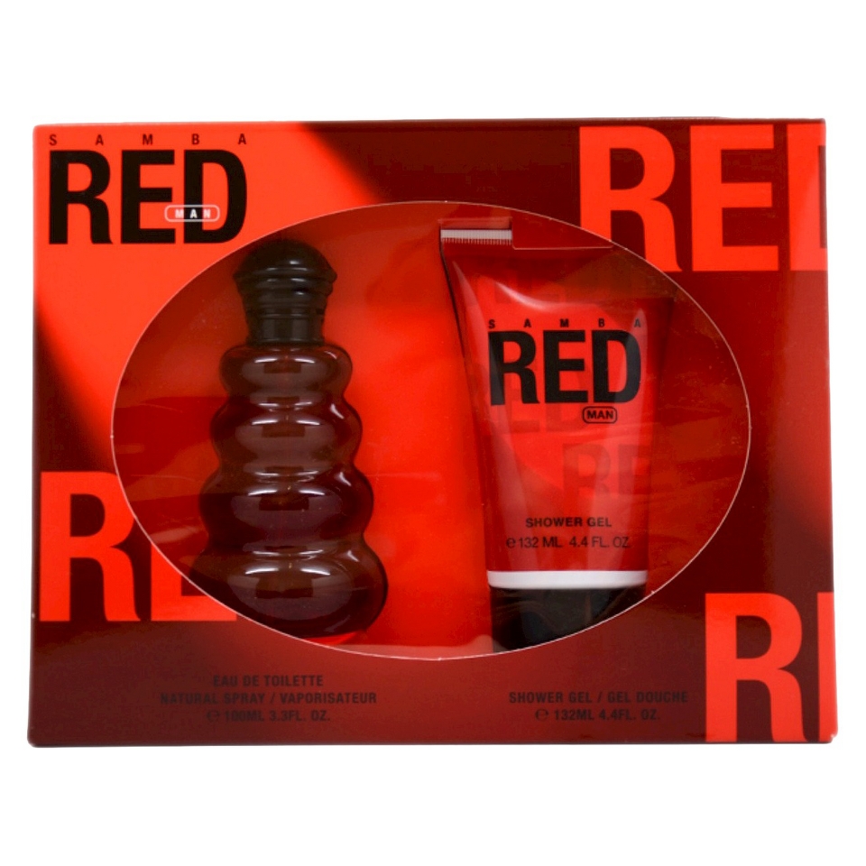 Mens Samba Red by Perfumers Workshop   2 Piece Gift Set