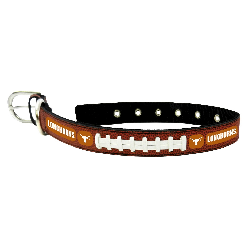 Texas Longhorns Classic Leather Large Football Collar