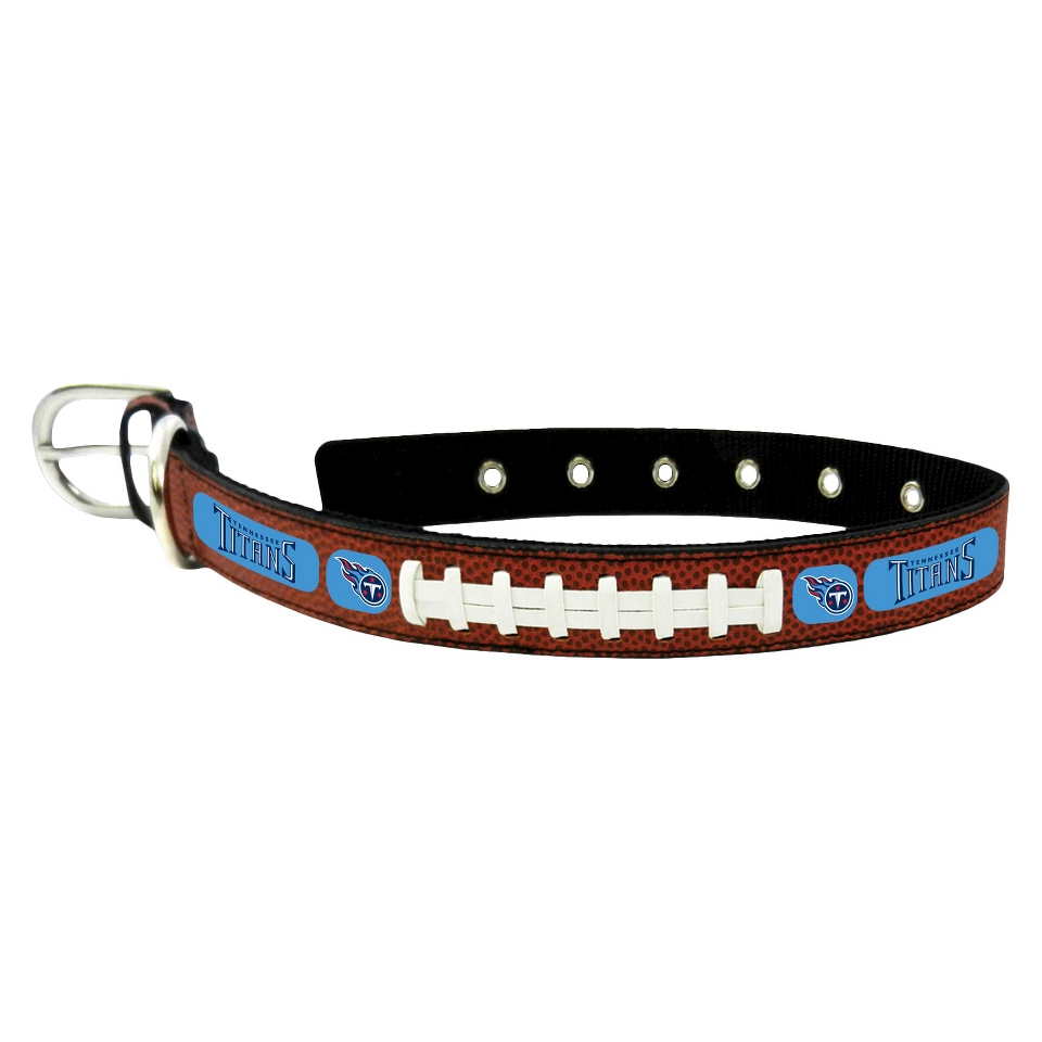 Tennessee Titans Classic Leather Large Football Collar