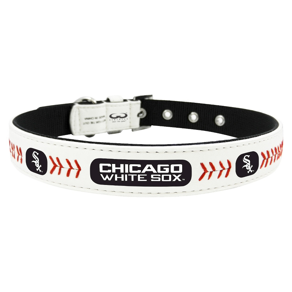 Chicago White Sox Classic Leather Medium Baseball Collar