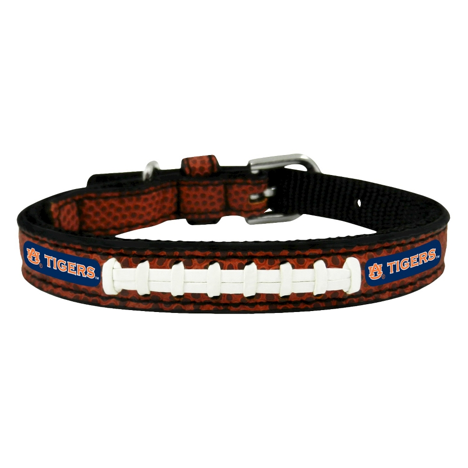 Auburn Tigers Classic Leather Toy Football Collar