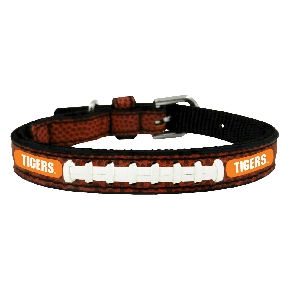 Clemson Tigers Classic Leather Toy Football Collar