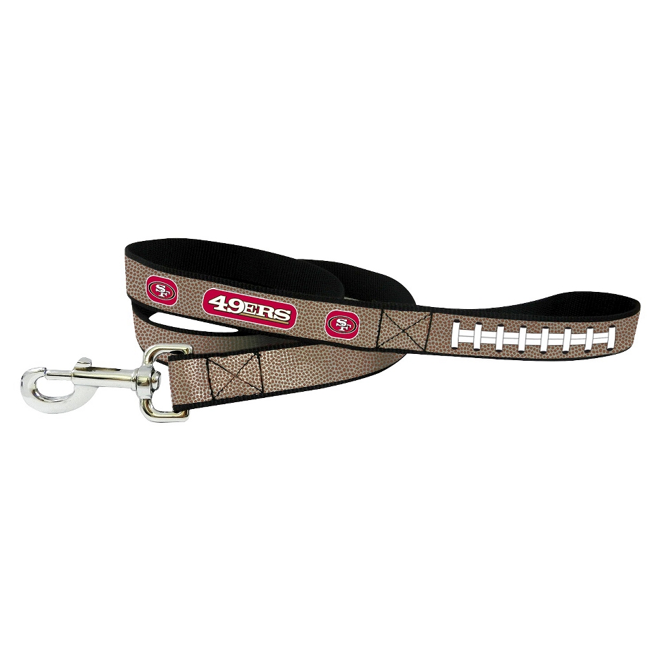 San Francisco 49ers Reflective Football Leash   S