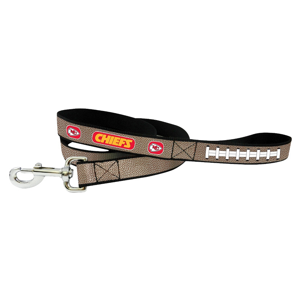 Kansas City Chiefs Reflective Football Leash   S