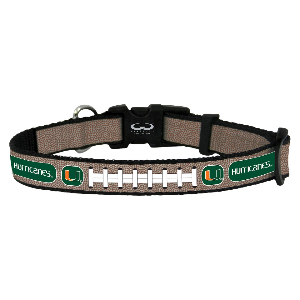 Miami Hurricanes Reflective Small Football Collar