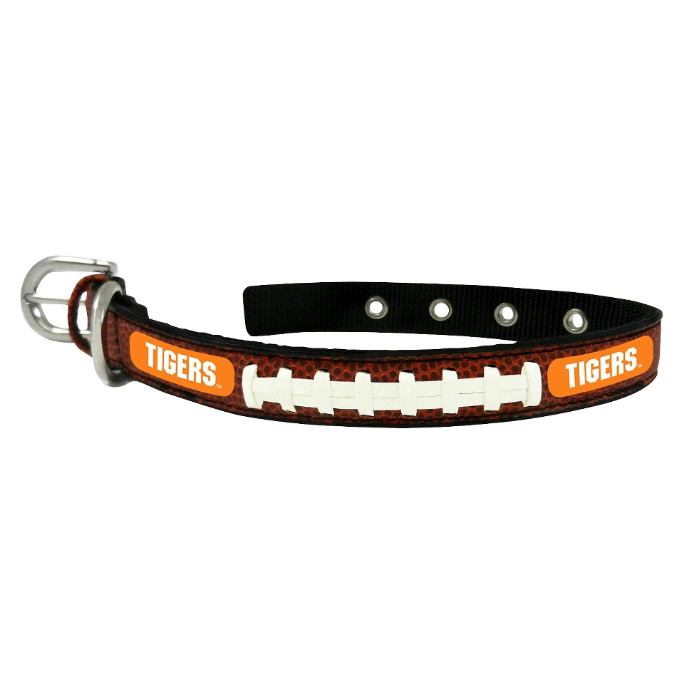 Clemson Tigers Classic Leather Medium Football Collar