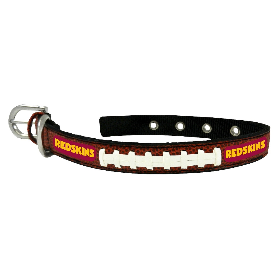 Washington Redskins Classic Leather Small Football Collar