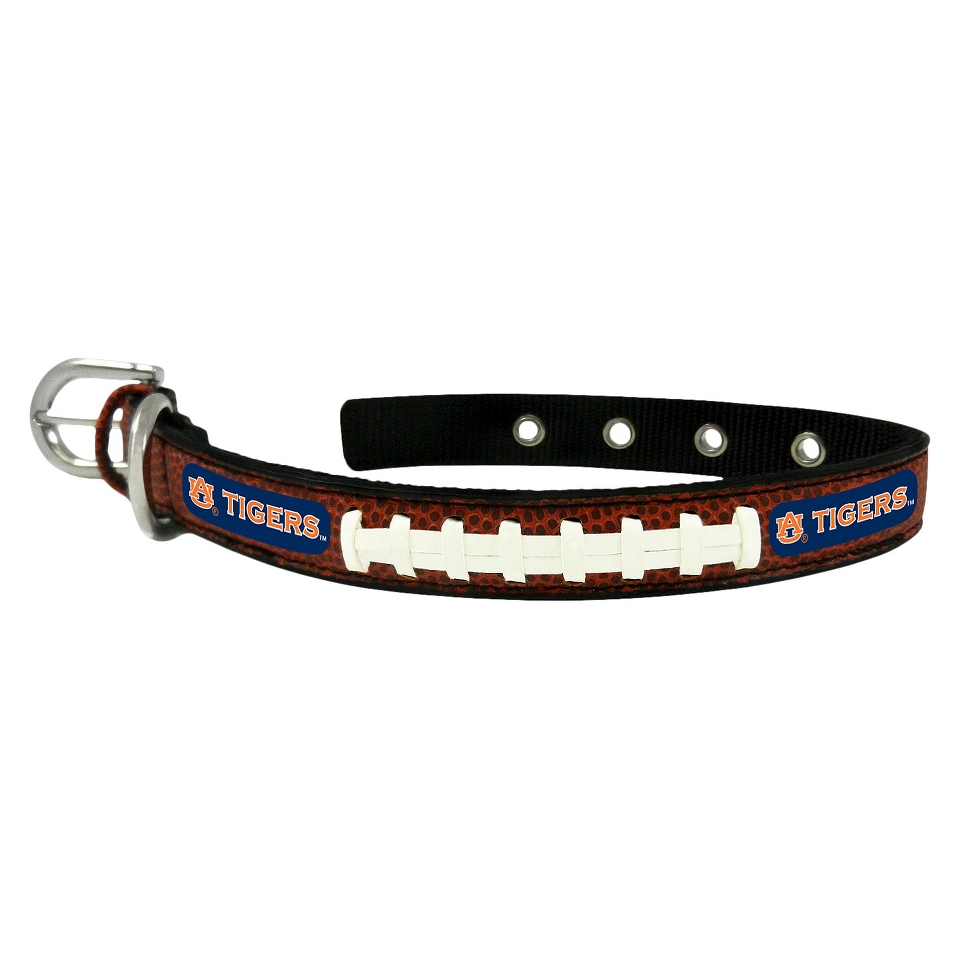 Auburn Tigers Classic Leather Small Football Collar