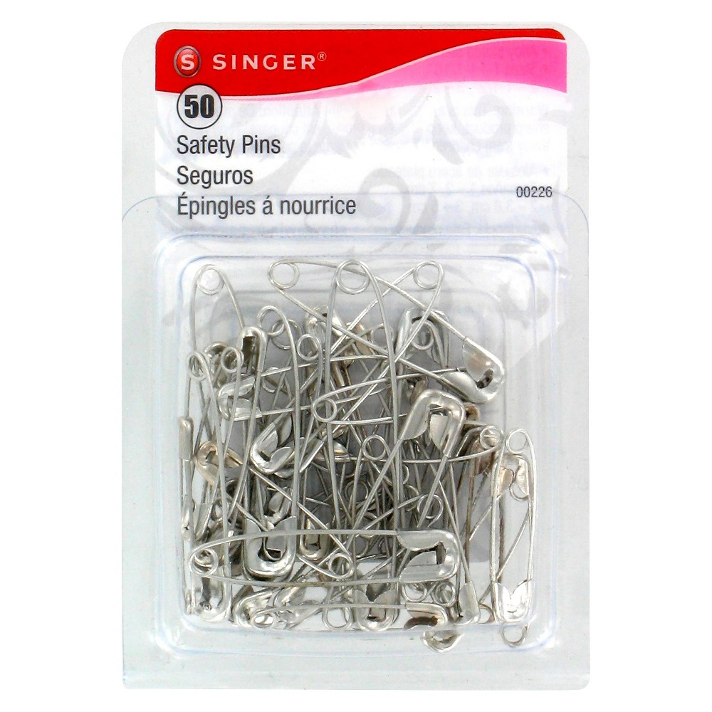 UPC 075691002268 product image for SINGER 50 Pk Safety Pins | upcitemdb.com