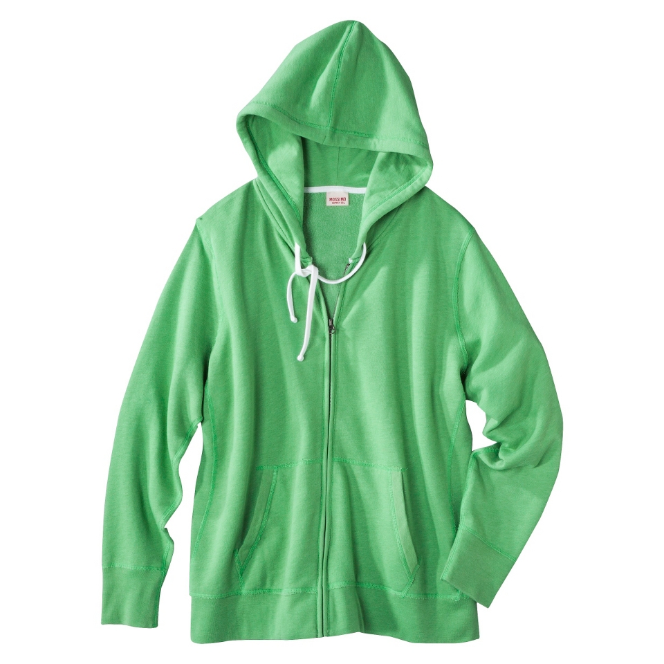 Mossimo Supply Co. Juniors Plus Size Long Sleeve Fleece Hoodie   Green 4