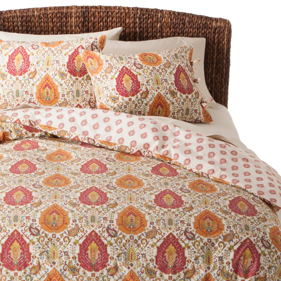 Mudhut Kilim Reversible Duvet Cover Cover Set   Full/Queen