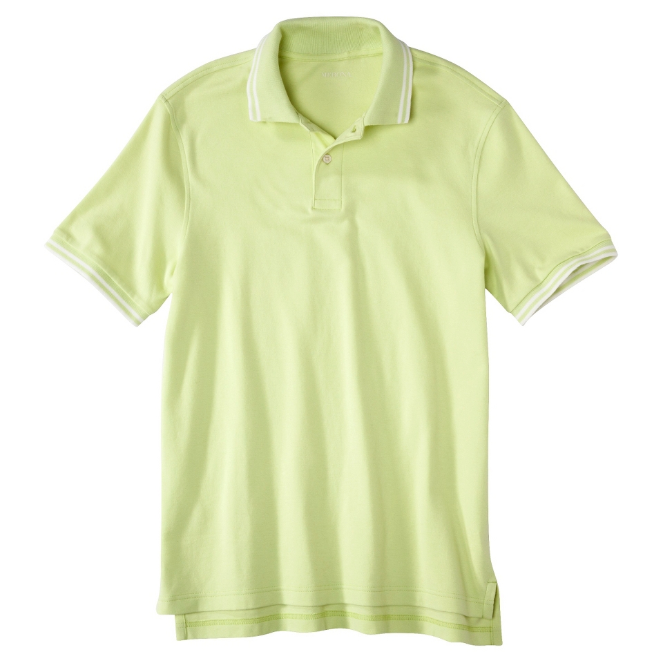 Mens Classic Fit Polo Shirt luminary yellow green M