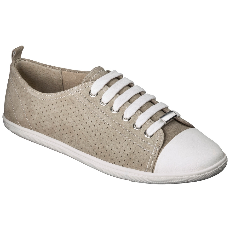 Womens Merona Kelsey Perforated Sneaker   Natural 6