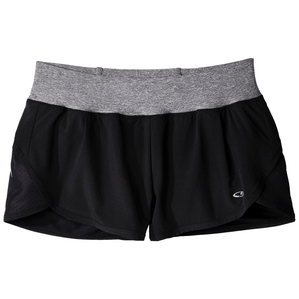 C9 by Champion Womens Premium Woven Run Short   Black XS