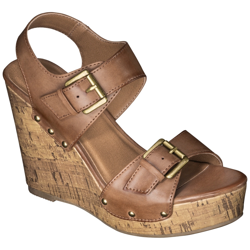 Womens Mossimo Supply Co. Sylvia Platform Wedge   Cognac 11