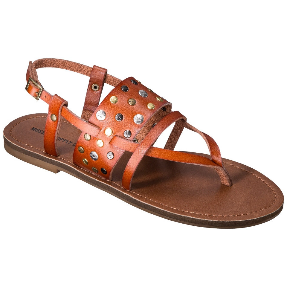 Womens Mossimo Supply Co. Sonora Flat Sandal   Cognac 6.5