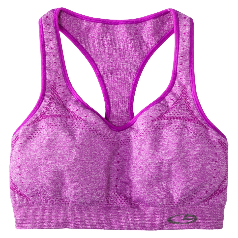 C9 by Champion Womens Seamless Racerback Bra   Purple XL