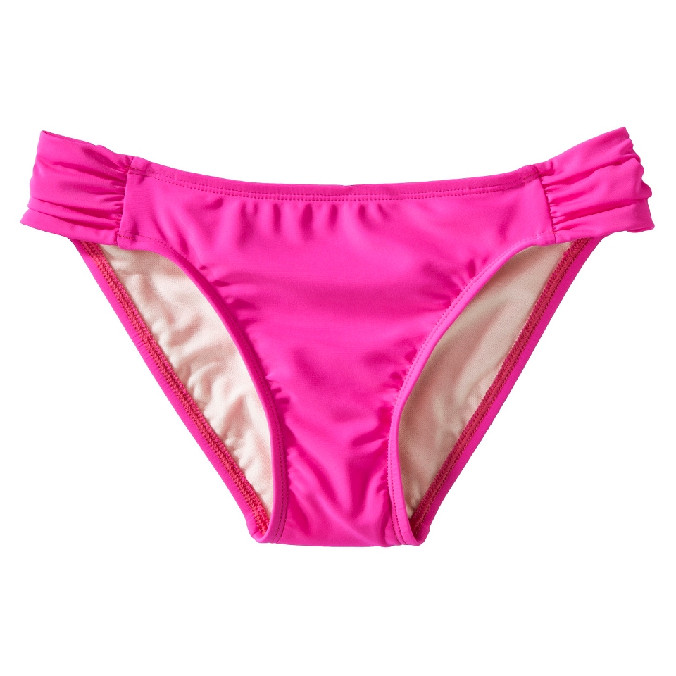 Juniors Hipster Swim Bottom  Magenta L