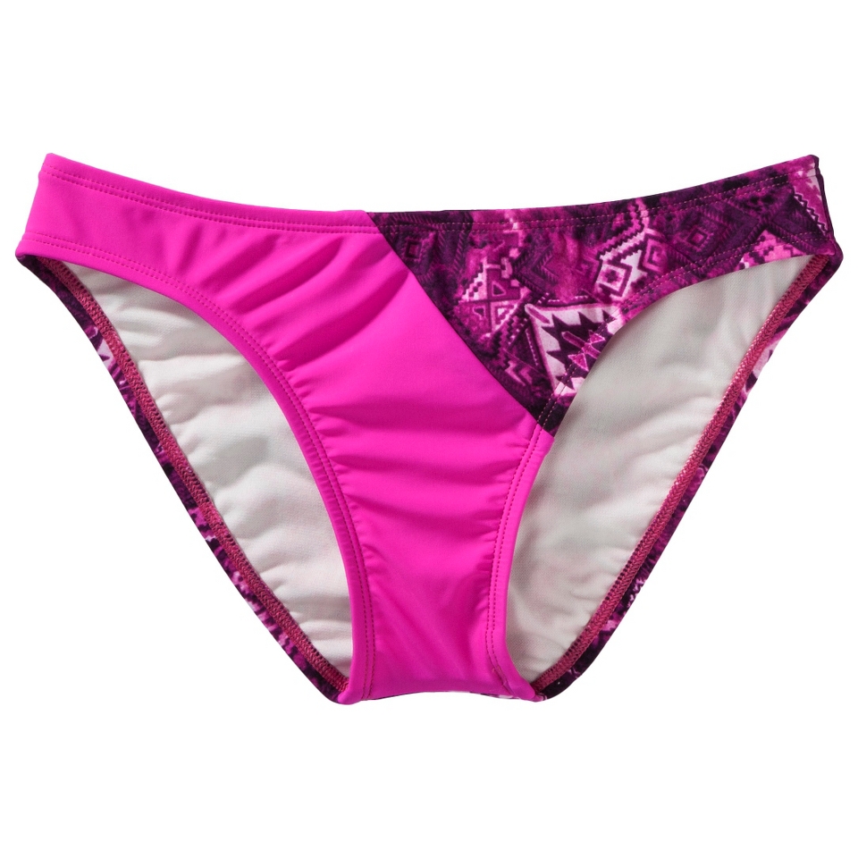 Juniors Hipster Swim Bottom  Magenta M