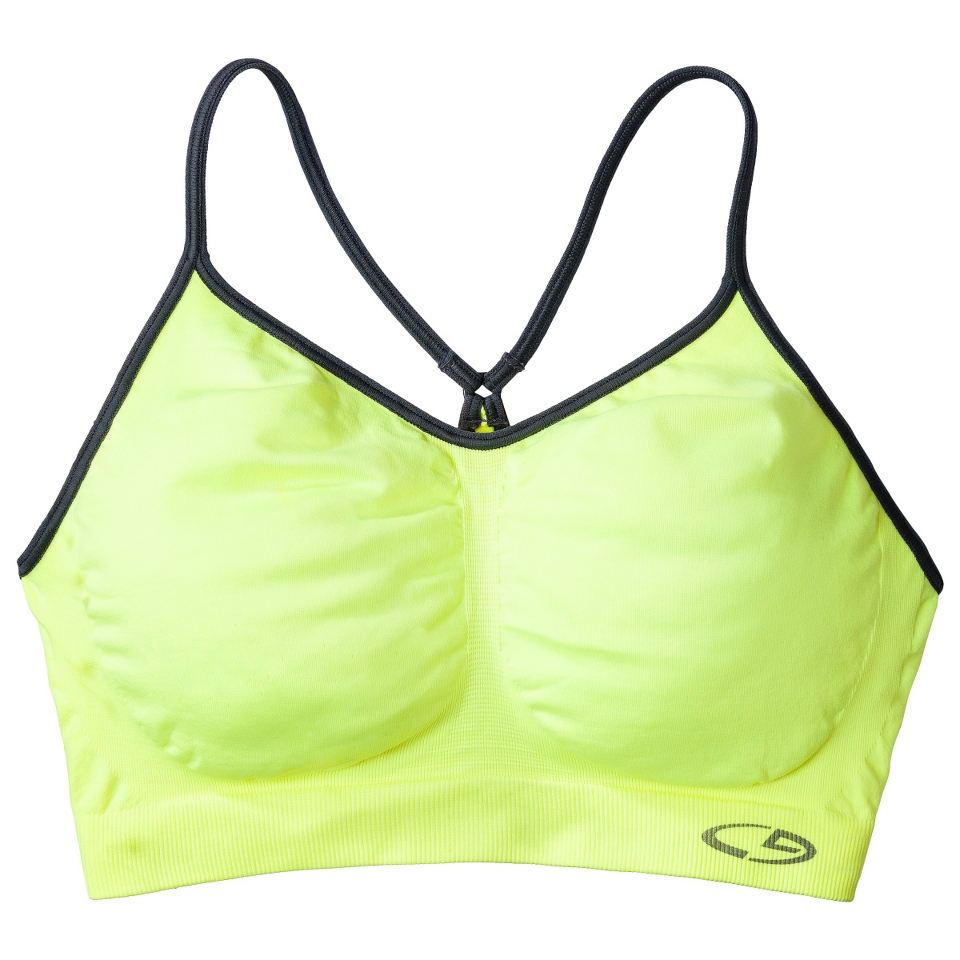 C9 by Champion Womens Seamless Sport Layer Bra   Solar Flare L