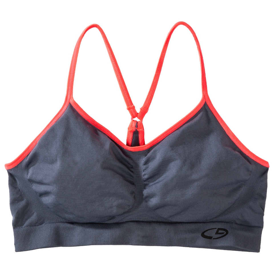 C9 by Champion Womens Seamless Sport Layer Bra   Military Blue L