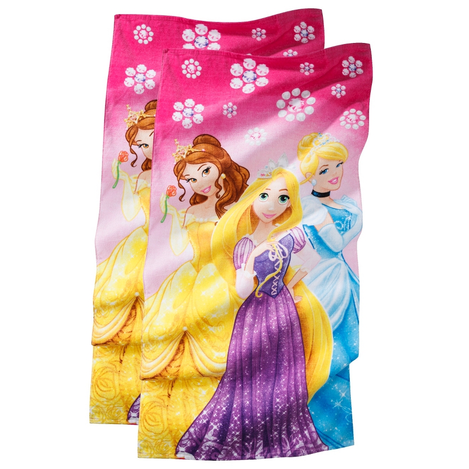 Disney Princess Beach Towel   2 pack
