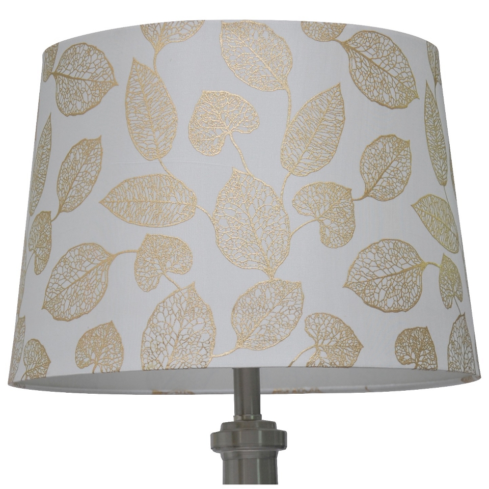 Threshold Metallic Foil Leaf Lamp Shade Large   Shell/Gold