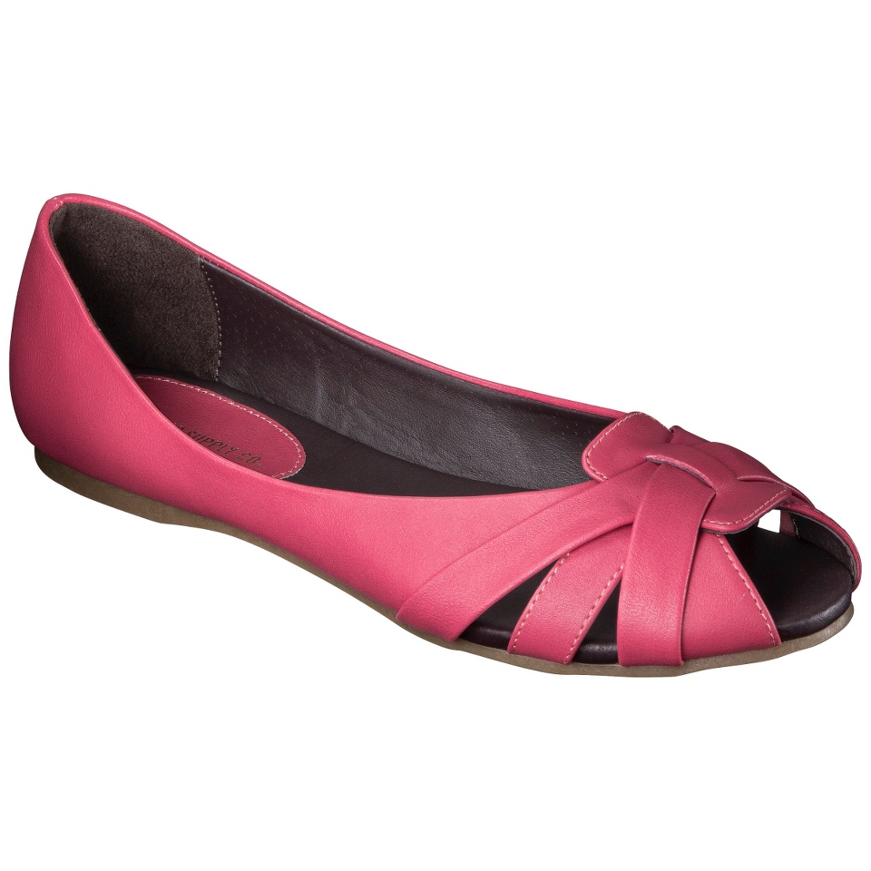 Womens Xhilaration Olive Flat   Raspberry 10