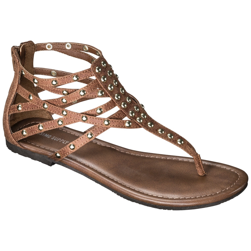 Womens Mossimo Supply Co. Stephanie Gladiator Sandal   Brown 5.5