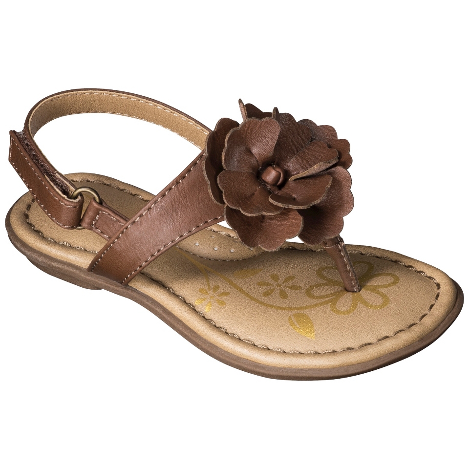 Toddler Girls Cherokee Jess Sandal   Brown 9