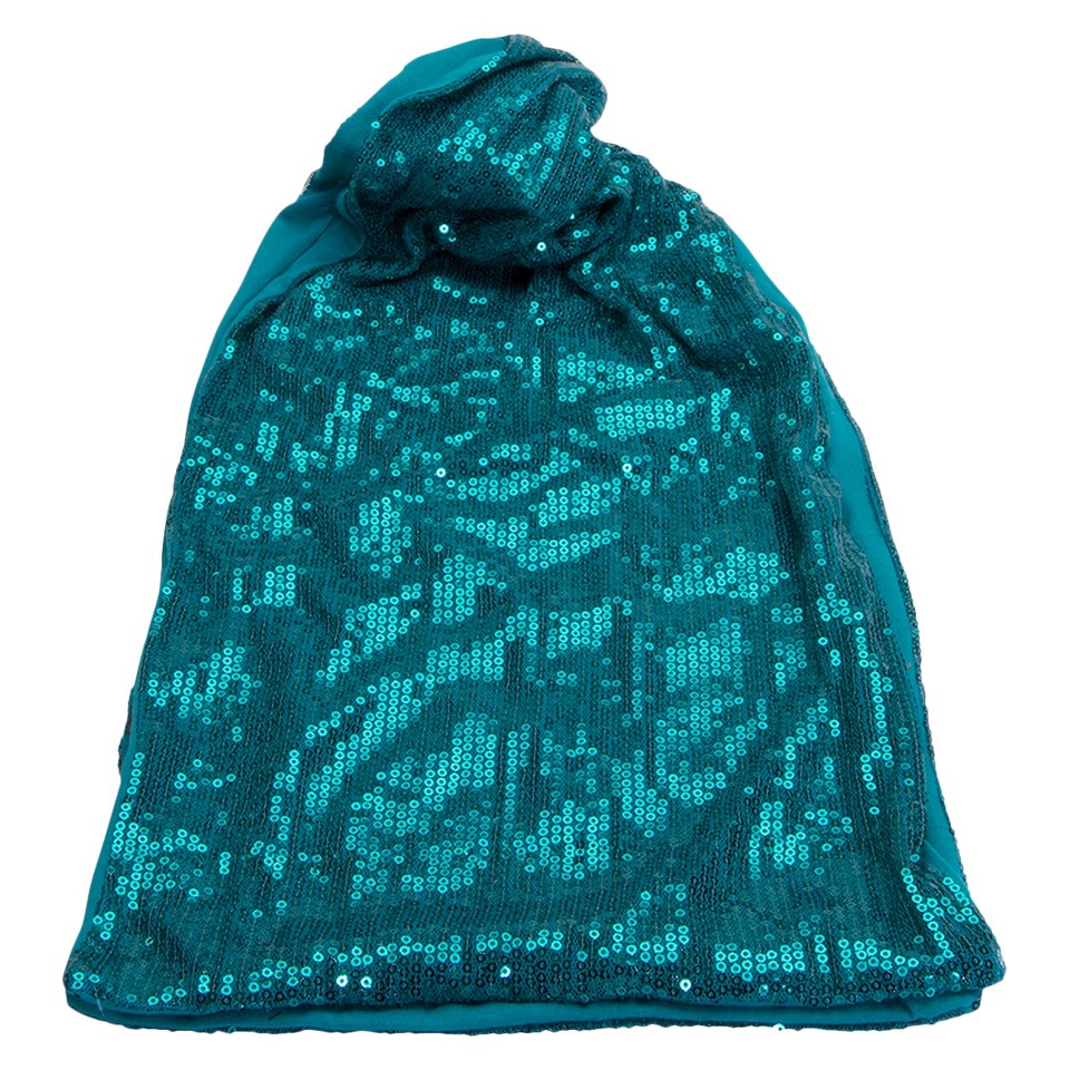 Remington Sequin Scarf   Turquiose