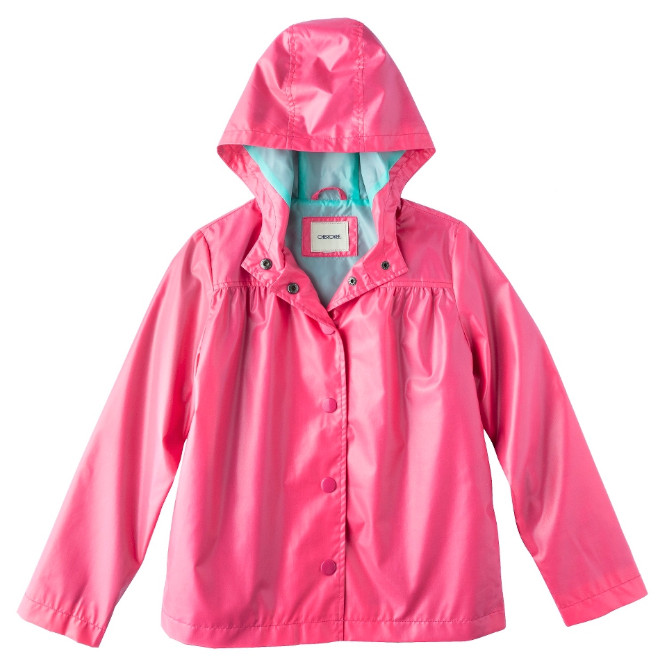 Cherokee Girls Raincoat   Dark Pink XS