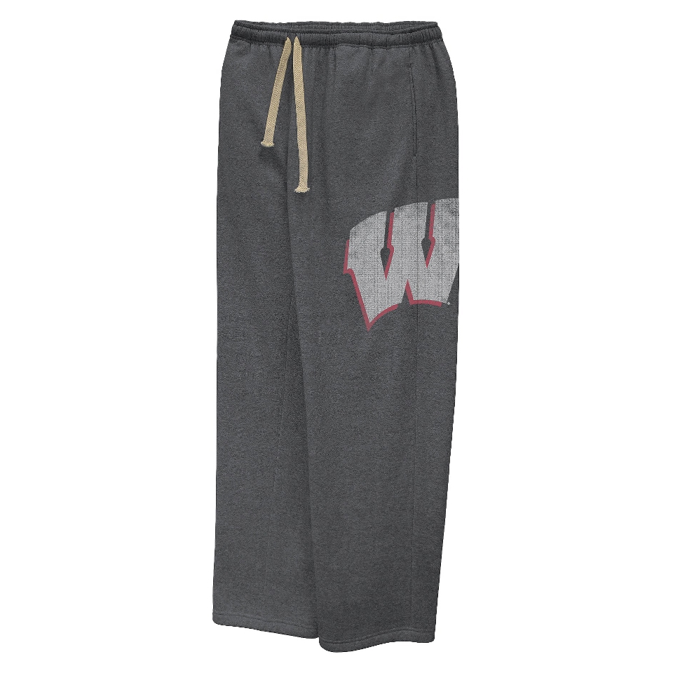 NCAA Mens Wisconsin Sweatshirt   Grey (L)