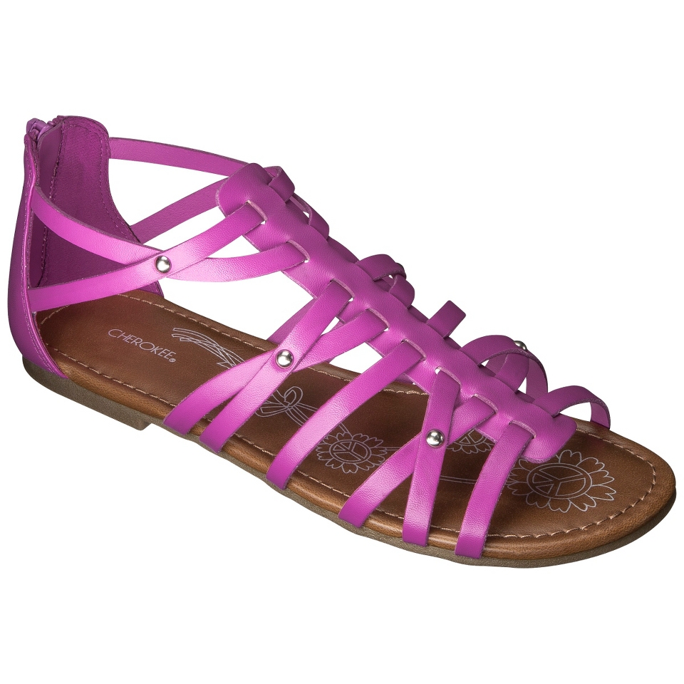 Girls Cherokee Glenna Gladiator Sandal   Pink 4