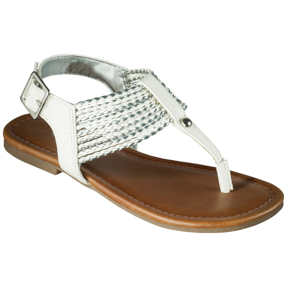 Girls Cherokee Fate Sandal   White 5