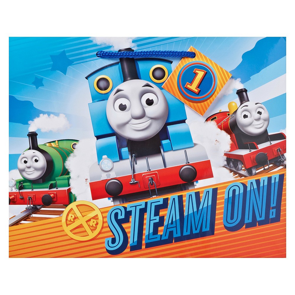 Thomas The Train Gift Bag Birthday, Multi-Colored