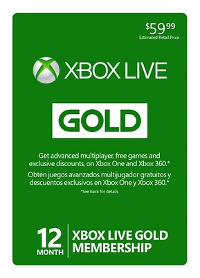 target xbox live gold