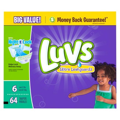 target luvs diapers size 5