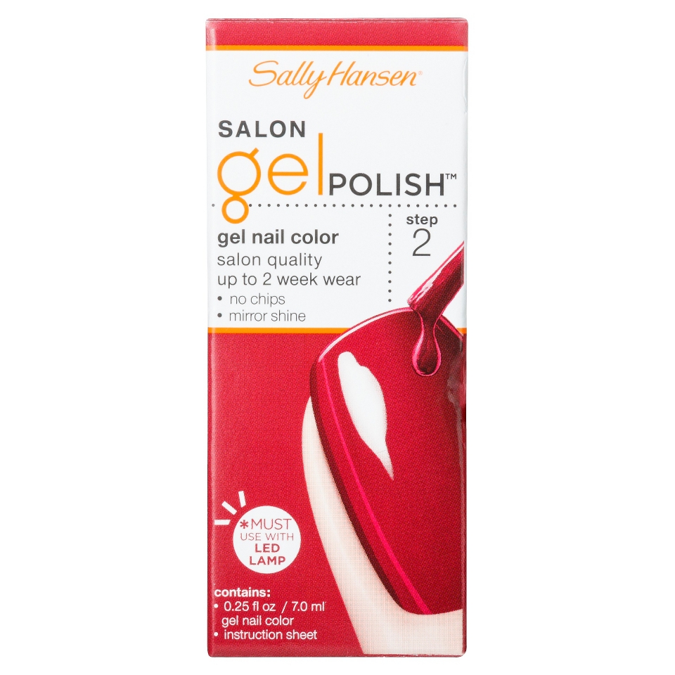 Sally Hansen Salon Pro Gel Nail Polish   Red Zin