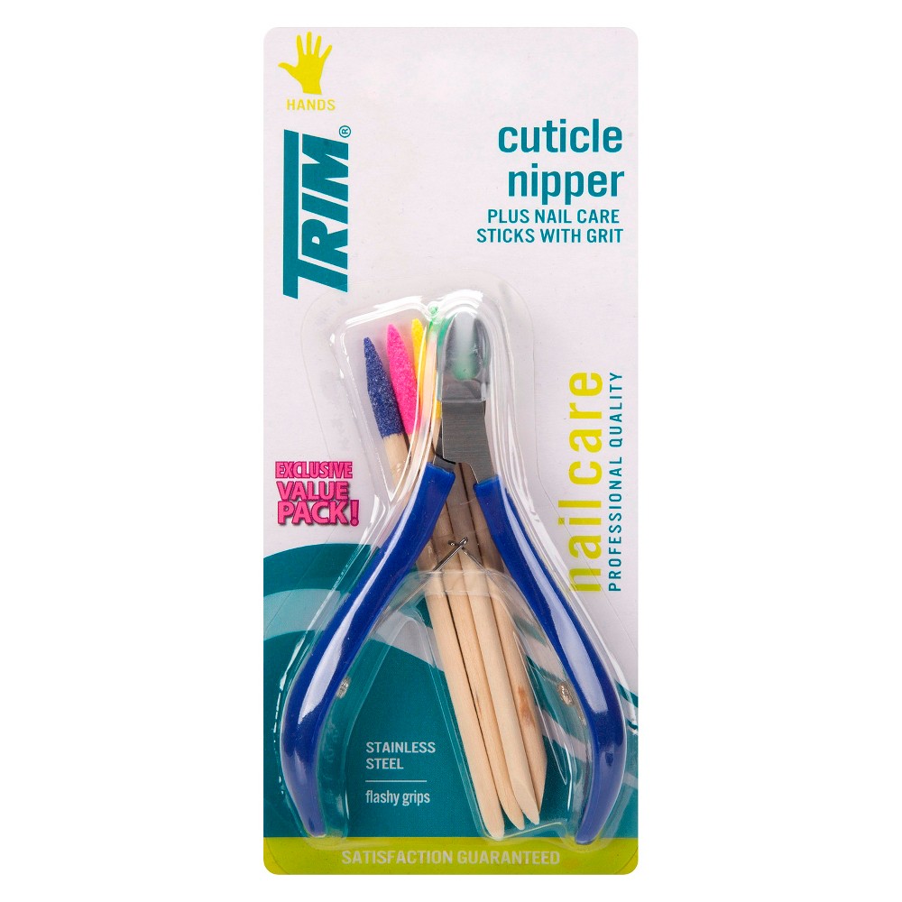 Trim Cuticle Nipper with Nailcare Sticks
