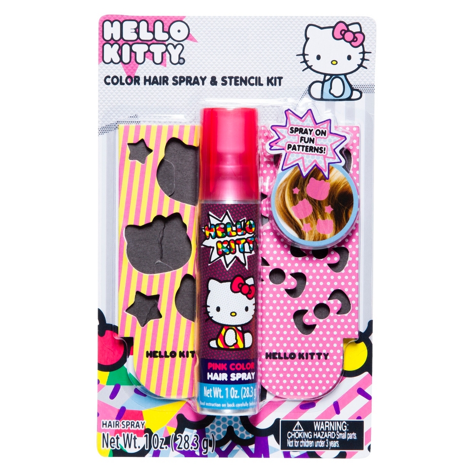 Hello Kitty Color Hairspray and Stencil Kit
