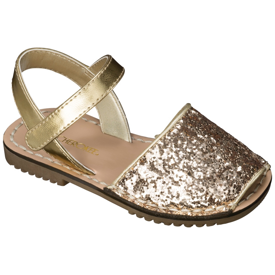 Toddler Girls Cherokee Jilia Sandal   Gold 9