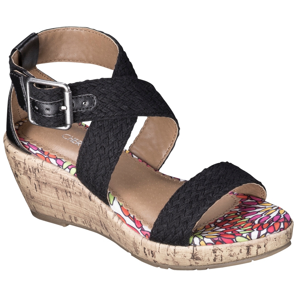 Girls Cherokee Freja Sandal   Black 6