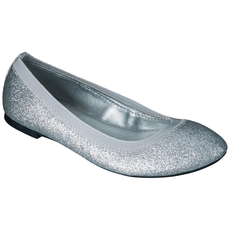 Girls Cherokee Faith Ballet Flat   Silver 4