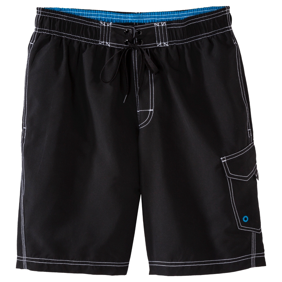 C9 by Champion Mens 9 Volley Swim Shorts   Ebony L