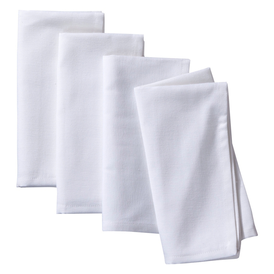 Threshold Buffet Napkin Set of 4   White