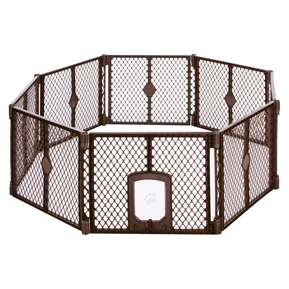 North States 8067194 26 x 35.25 in. Plastic Pet Gate